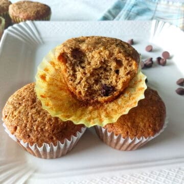 Healthy zucchini muffins