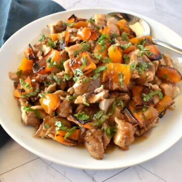 oven roasted chicken with balsamic sauce