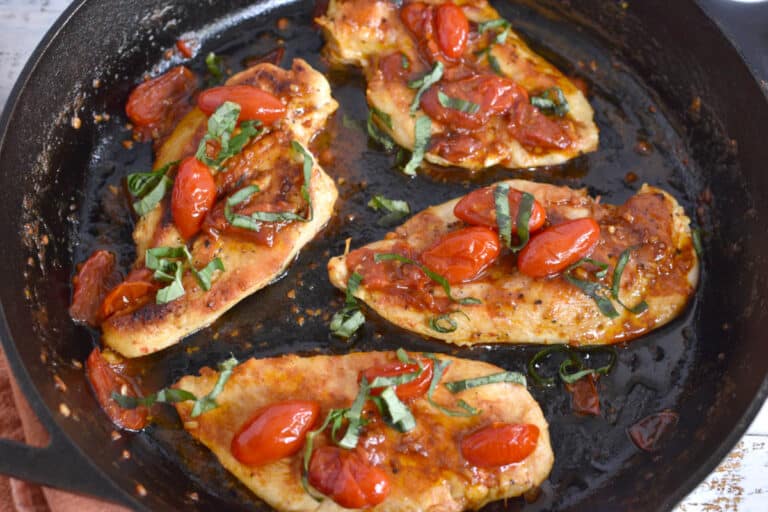 Pan seared Chicken Breasts with Tomatoes Simple Living Recipes