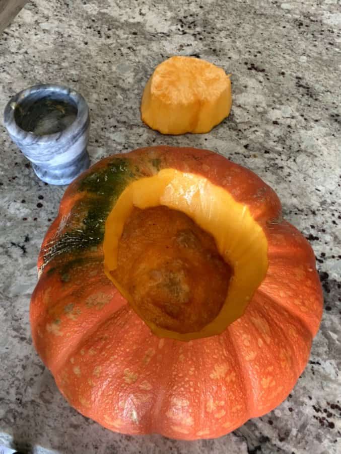 seasoned Cinderella pumpkin