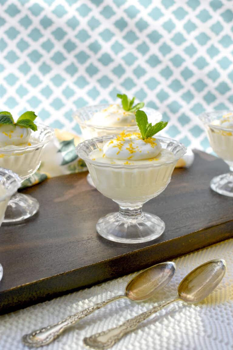 The Best Homemade Lemon Pudding [no eggs or cornstarch]