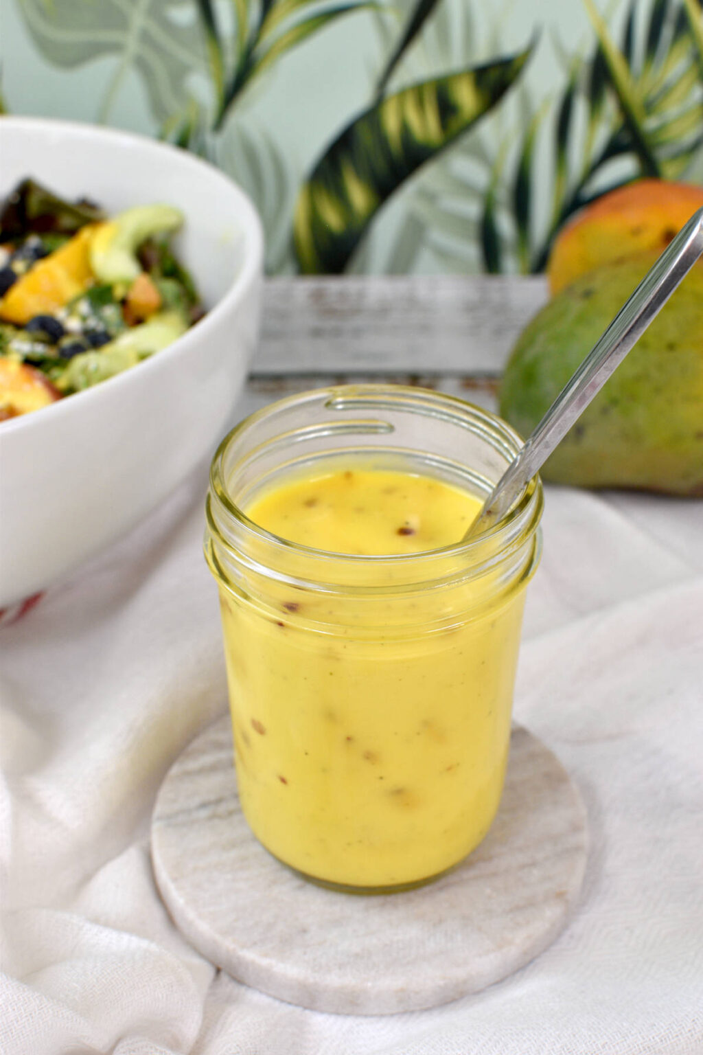 Mango Vinaigrette Mango Salad dressing Simple Living Recipes
